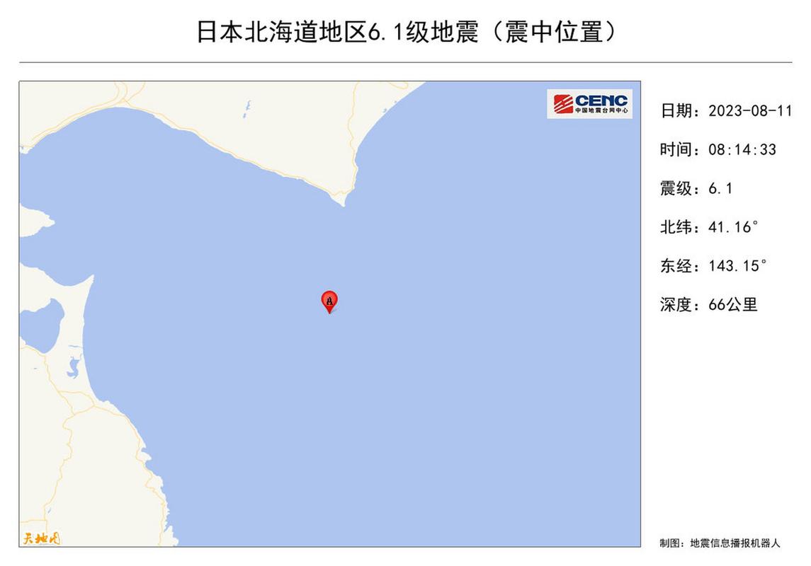 新澳门精准免费大全和北海道近海6.1级地震与北海道近海6.1级地震情况